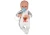LEAN Toys 18156 Bábika Bobas v pyžame s dekou a cumlíkom, 35 cm