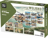 ICOM bločkov Bojový vrtuľník AH-64 Apache so svetlom a zvukom 670 dielov