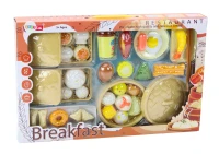 LEAN Toys 18137 Snídaňová sada se zeleninou a pokrmy, 38 dílů