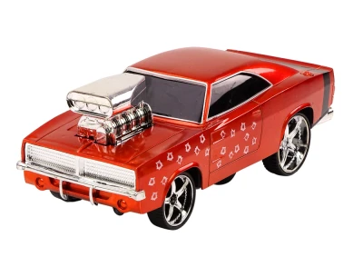 LEAN Toys 18565 RC auto 1:18 Drift 360 světla a zvuky, červené