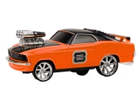 LEAN Toys 18566 Dálkově ovládané auto 1:18 Drift 360 světla zvuky, oranžové