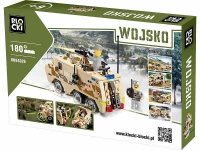 ICOM bločkov Stavebnica vojenský obrnený transportér APC 180 dielov