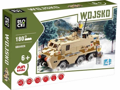 ICOM bločkov Stavebnica vojenský obrnený transportér APC 180 dielov