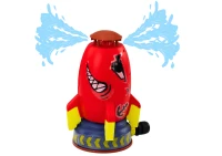 LEAN Toys 19948 Vodná raketa Shark, červená