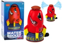 LEAN Toys 19948 Vodná raketa Shark, červená