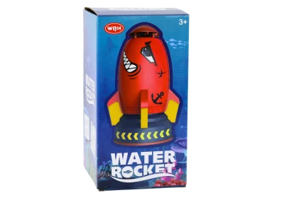 LEAN Toys 19948 Vodná raketa Shark, červená
