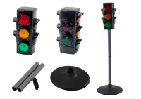 LEAN Toys 20645 Policejní výuková sada pro řízení dopravy, 10 dílů