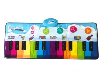 LEAN Toys 19884 Taneční podložka Duhové piano, 10 melodií