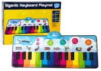 LEAN Toys 19884 Taneční podložka Duhové piano, 10 melodií