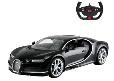 Rastar 20593 Autíčko Bugatti Chiron na dálkové ovládání RC 1:14, černé