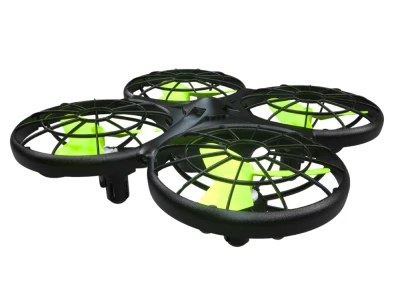 LEAN Toys 20259 RC dron X26 s detekcí překážek, 2,4 GHz, černo-zelený