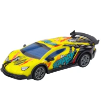 LEAN Toys 23051 RC športové auto 1:22 LED, žlté