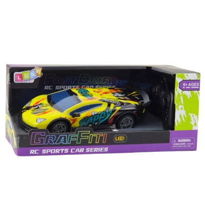 LEAN Toys 23051 RC športové auto 1:22 LED, žlté