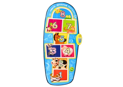LEAN Toys 19886 Taneční podložka pro děti se zvířátky, 8 melodií
