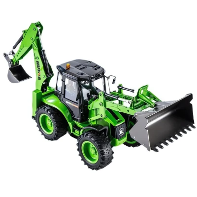 HUINA 22752 RC rýpadlo-nakladač 1:14, svetlá a zvuk, zelený