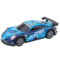 LEAN Toys 23060 RC závodní auto 27 MHz, svítící karoserie, modré