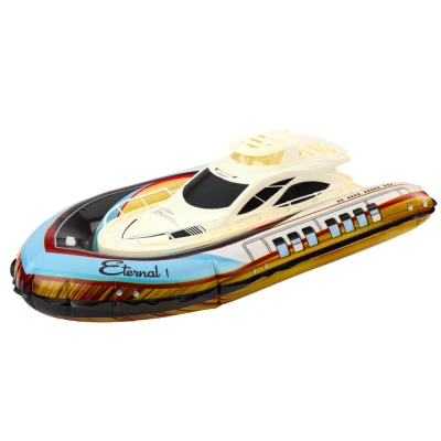 LEAN Toys 22938 Luxusní nafukovací RC jachta s LED osvětlením
