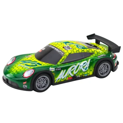 LEAN Toys 23059 RC závodní auto, svítící karoserie, zelené