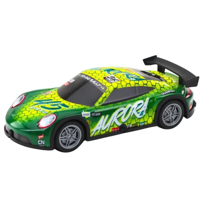 LEAN Toys 23059 RC závodní auto, svítící karoserie, zelené
