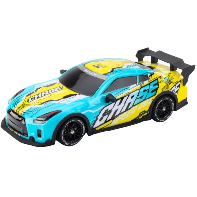 LEAN Toys 23069 RC driftovací auto s podsvícenou karoserií, tyrkysové