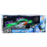 LEAN Toys 23072 RC driftovací auto s podsvícenou karoserií, zelené