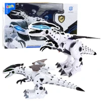 LEAN Toys 23283 Robotický dinosaurus s křídly - světelné a zvukové efekty 
