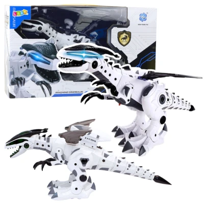 LEAN Toys 23283 Robotický dinosaurus s křídly - světelné a zvukové efekty 