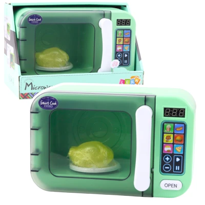 LEAN Toys 24424 Dětská mikrovlnná trouba, zelená