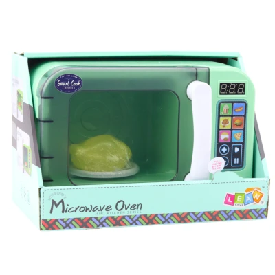 LEAN Toys 24424 Dětská mikrovlnná trouba, zelená