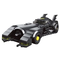 LEAN Toys 23640 Stavebnice sportovní auto, černé, 409 dílků