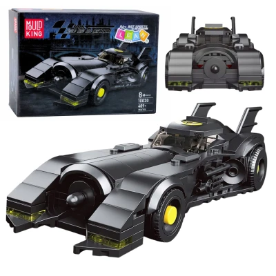 LEAN Toys 23640 Stavebnice sportovní auto, černé, 409 dílků