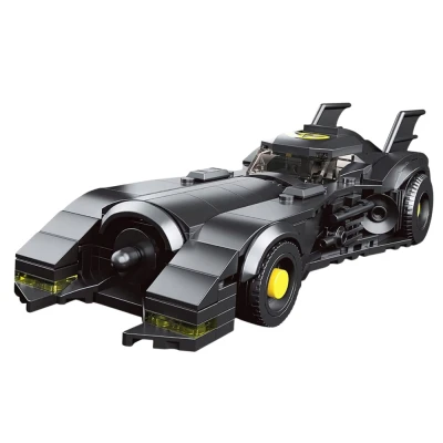 LEAN Toys 23640 Stavebnice sportovní auto, černé, 409 dílků