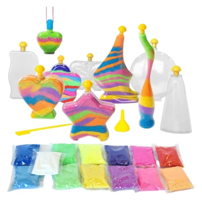 LEAN Toys 23138 Kreativní sada Magický písek DIY - svítící písek
