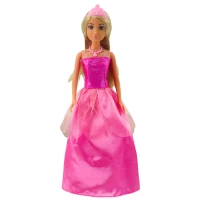 LEAN Toys 24485 Anlily panenka - 8 šatů, boty a kabelky, 17 dílů