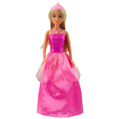LEAN Toys 24485 Anlily panenka - 8 šatů, boty a kabelky, 17 dílů