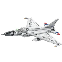 LEAN Toys 24741 Konstrukční stavebnice Stíhačka F-16 Falcon, 1427 dílků