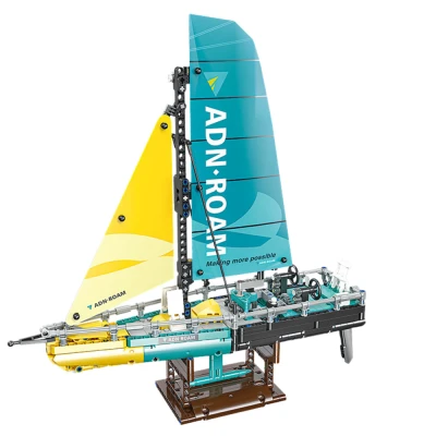 LEAN Toys 24706 Stavebnice plachetnice typu 65, 675 dielov