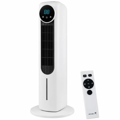 LEAN Toys 26666 Sloupový vodní ventilátor, bílý