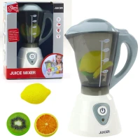 LEAN Toys 25101 Interaktivní dětský kuchyňský mixér - světla, zvuky, ovoce