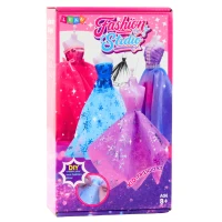 LEAN Toys 27074 Kreativní DIY sada na navrhování a šití oblečků pro panenky