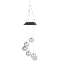 LEAN 26942 Solární zahradní LED marocké koule 70 cm