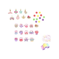 LEAN Toys 27415 DIY kreativní sada pro výrobu čelenek s jednorožcem a lesklými ozdobami