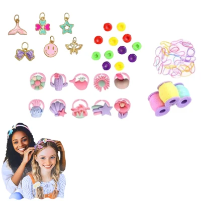 LEAN Toys 27415 DIY kreativní sada pro výrobu čelenek s jednorožcem a lesklými ozdobami
