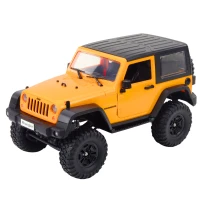 Double E 27417 RC Jeep Wrangler Rock Crawler 1:14, oranžový