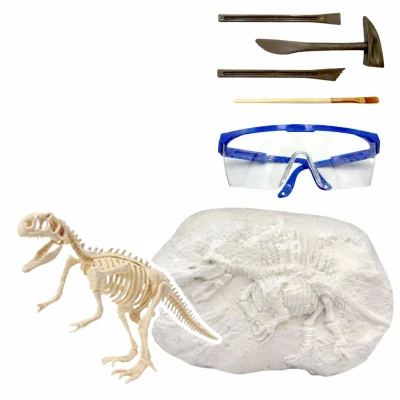 LEAN Toys 27731 Sada malého paleontologa - vykopávky kostry dinosaura