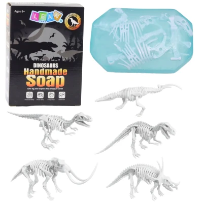 LEAN Toys 28149 Kreativní sada na výroba mýdla s vykopávky dinosaurů 2 v 1