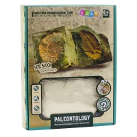 LEAN Toys 28724 Paleontologická sada vykopávek, sádrový blok a nástroje