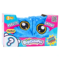 LEAN Toys 28663 Plyšový skákací míč žralok BigCutePet, 50 cm, modrý