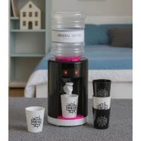 LEAN Toys 28141 Dětský dávkovač vody - světla a zvuky, růžový