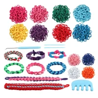 LEAN Toys 28795 Kreativní sada na výrobu gumičkových náramků